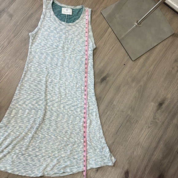 Anthropologie Sol Angeles Sz S Textured Sleeveless Dress Aqua Green Boho Coastal - Picture 5 of 9
